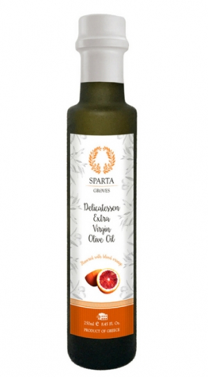 Extra Virgin Olive Oil with natural Blood Orange extract